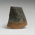 Terracotta vessel fragment, Terracotta, Greek Neolithic