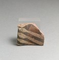 Vase fragment, Terracotta, Minoan
