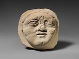 Limestone votive head, Limestone, Cypriot