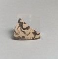 Terracotta vessel fragment with marine motif, Terracotta, Minoan
