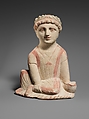 Limestone statuette of a temple boy, Limestone, Cypriot