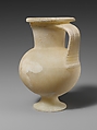 Alabaster one-handled jug, Calcite (alabaster), Cypriot