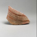 Vase fragment, Terracotta, East Greek, Rhodian