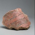 Vase fragment, Terracotta, East Greek/Sardis, Lydian