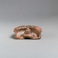 Terracotta lamp fragment, Terracotta, East Greek, Lydian