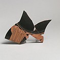 Fragmentary terracotta kylix (drinking cup), Terracotta, Greek, Attic