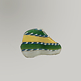Glass striped mosaic carinated bowl fragment, Glass, Roman