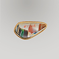 Glass mosaic bowl fragment, Glass, Roman
