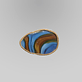 Glass mosaic bowl fragment, Glass, Roman