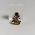 Glass mosaic carinated bowl fragment, Glass, Roman