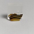 Glass mosaic fragment, Glass, Roman