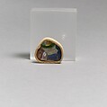 Glass mosaic fragment, Glass, Roman