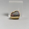 Glass mosaic carinated bowl fragment, Glass, Roman