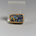 Glass mosaic fragment, Glass, Roman
