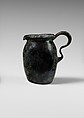 Glass miniature one-handled jug, Glass, Roman or later
