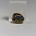 Glass mosaic fragment, Glass, Roman