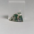 Glass mosaic fragment, Glass, Roman