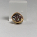 Glass mosaic fragment, Glass, Roman