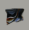 Glass mosaic ribbed bowl fragment, Glass, Roman