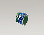 Glass mosaic box (pyxis) fragment, Glass, Roman