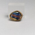 Glass mosaic fragment, Glass, Roman
