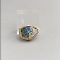 Glass mosaic fragment, Glass, Roman