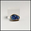 Glass mosaic ribbed bowl fragment, Glass, Roman
