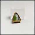 Glass short-strip mosaic bowl fragment., Glass, Roman