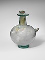 Glass jug with spout, Glass, Roman