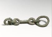 Part of a bronze bit, Bronze, Cypriot?