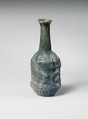 Glass hexagonal bottle, Glass, Roman