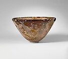 Glass conical bowl, Glass, Greek