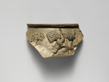 Terracotta fragment from the rim of a vase, Terracotta, Roman