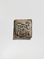 Terracotta relief plaque with head of Medusa, Terracotta, Greek