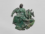 Bronze relief from a mirror, Bronze, Greek
