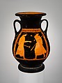 Terracotta pelike (jar), Attributed to the Later Mannerists, Terracotta, Greek, Attic