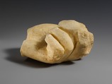 Marble left hand holding a box, Marble, Greek or Roman