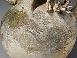 Terracotta askos (flask with a handle over the top), Terracotta, Greek, South Italian, Canosan