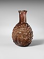 Glass double head-shaped flask, Glass, Roman