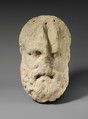 Marble head of a bearded man, Marble, Pentelic, Greek