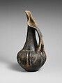 Terracotta beak-spouted jug, Terracotta, Late Villanovan