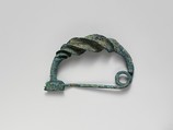 Bronze spiral-type fibula (safety pin), Bronze, Villanovan