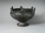Terracotta krater (mixing bowl), Terracotta, Etruscan