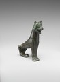 Bronze statuette of a lion, Bronze, Etruscan