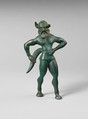 Bronze statuette of a satyr, Bronze, Etruscan