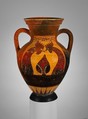 Terracotta amphora (jar), Ivy Leaf Group, Terracotta, Etruscan