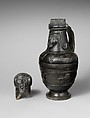 Terracotta lid, Terracotta, Etruscan