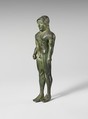 Bronze statuette of a youth, Bronze, Etruscan