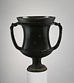 Terracotta kantharos (drinking cup), Group of Vatican G.116, Terracotta, Etruscan