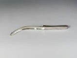 Silver strigil (scraper), Silver, Possibly South Italian or Etruscan
